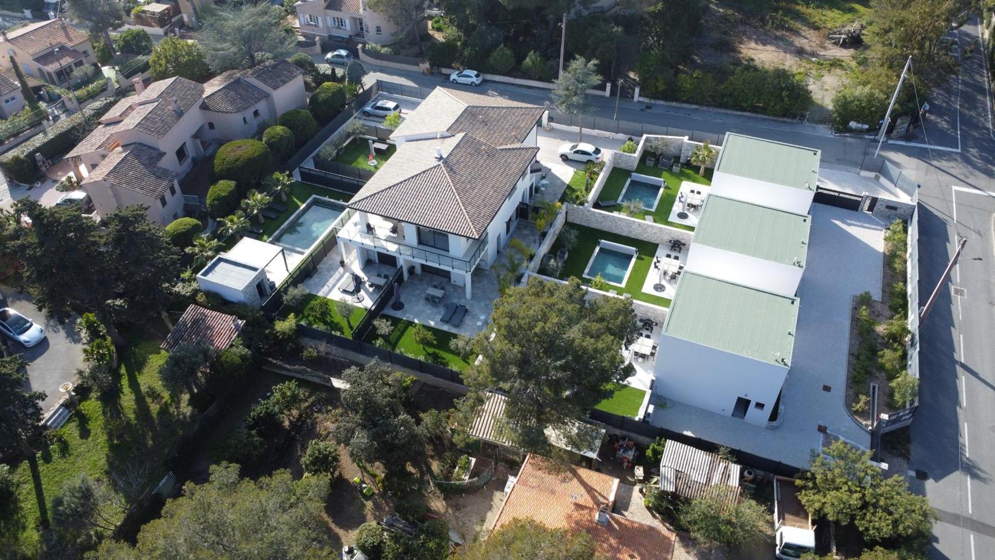 Etoile Du Berger Saint Aygulf 3 Villas Et 4 Appartements Jardin Individuel Et Piscine Chauffee En Saison - La Mer Et Les Plages 450 M 外观 照片