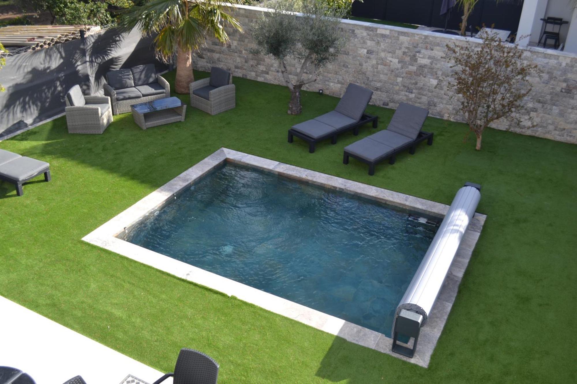 Etoile Du Berger Saint Aygulf 3 Villas Et 4 Appartements Jardin Individuel Et Piscine Chauffee En Saison - La Mer Et Les Plages 450 M 外观 照片