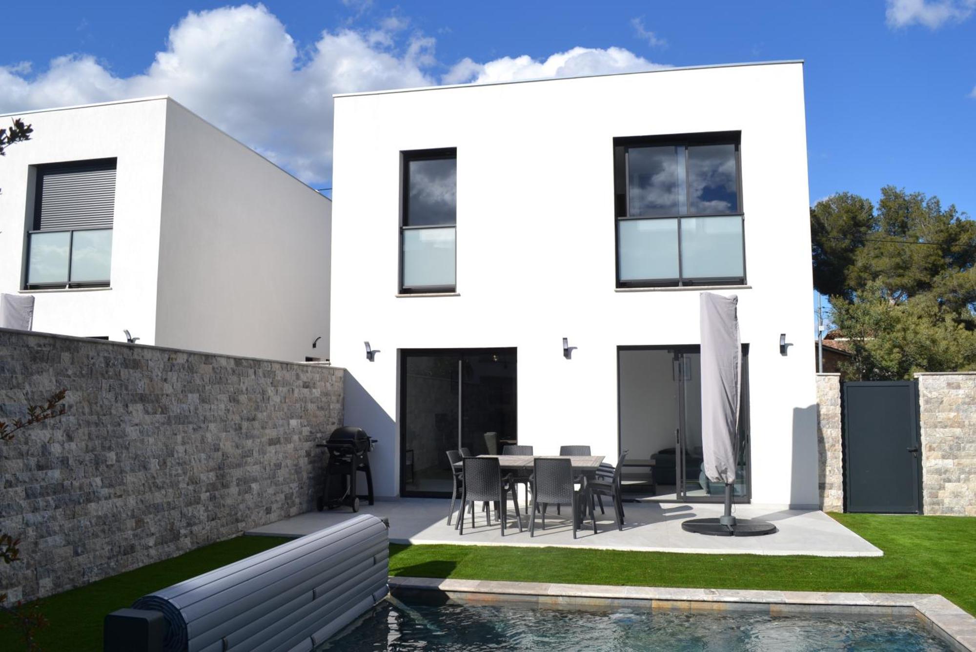 Etoile Du Berger Saint Aygulf 3 Villas Et 4 Appartements Jardin Individuel Et Piscine Chauffee En Saison - La Mer Et Les Plages 450 M 外观 照片