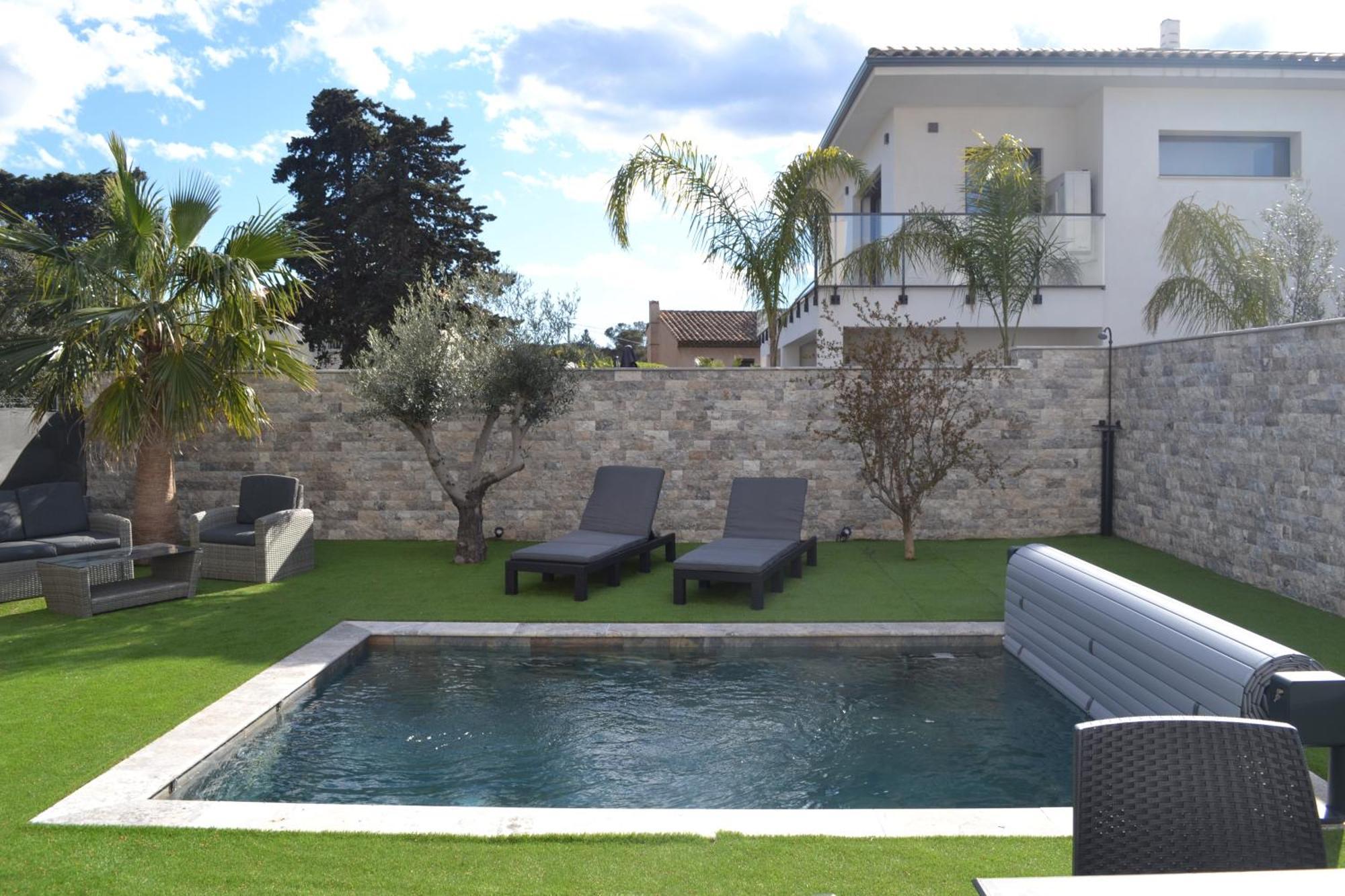 Etoile Du Berger Saint Aygulf 3 Villas Et 4 Appartements Jardin Individuel Et Piscine Chauffee En Saison - La Mer Et Les Plages 450 M 外观 照片