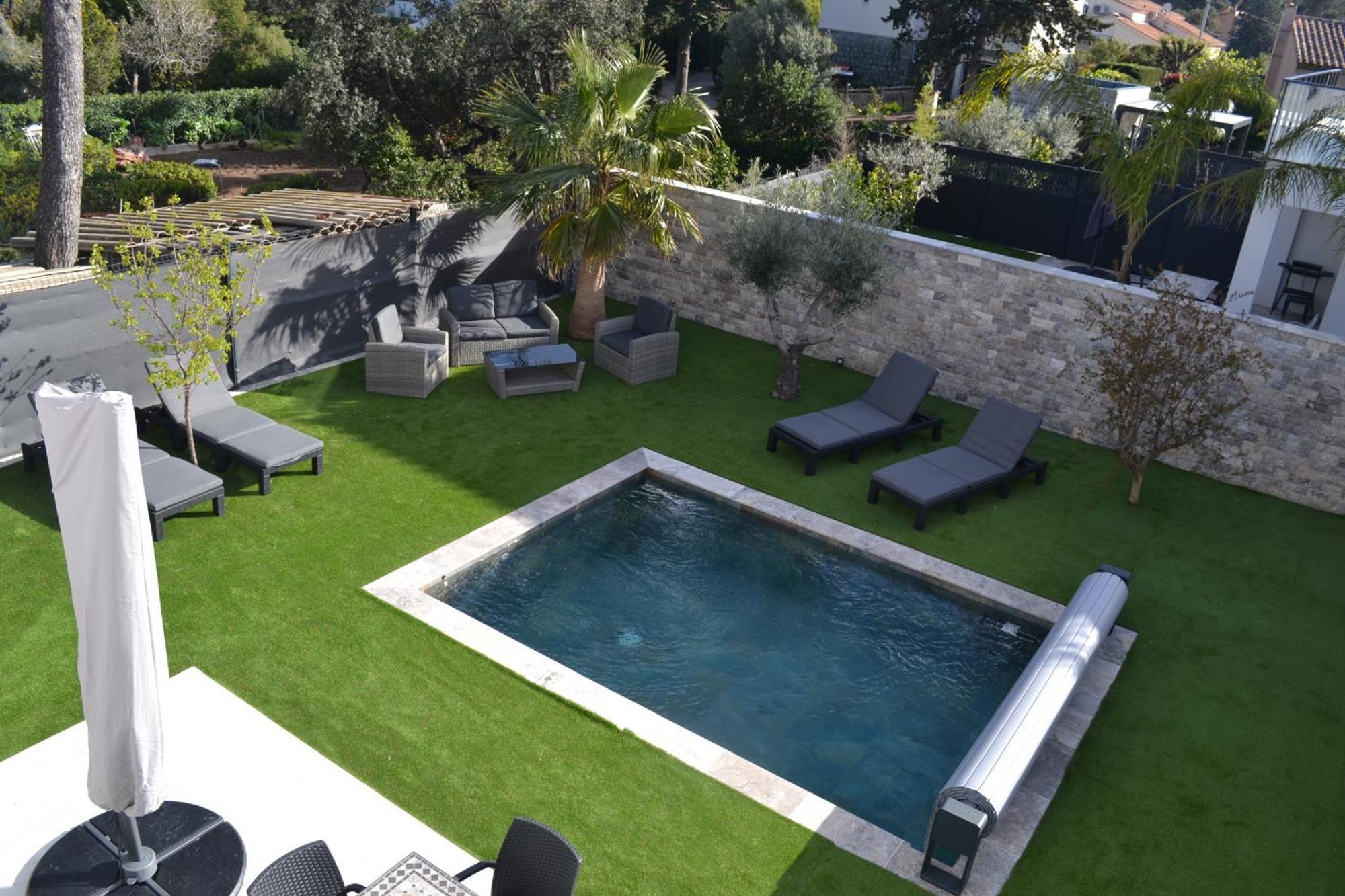 Etoile Du Berger Saint Aygulf 3 Villas Et 4 Appartements Jardin Individuel Et Piscine Chauffee En Saison - La Mer Et Les Plages 450 M 外观 照片