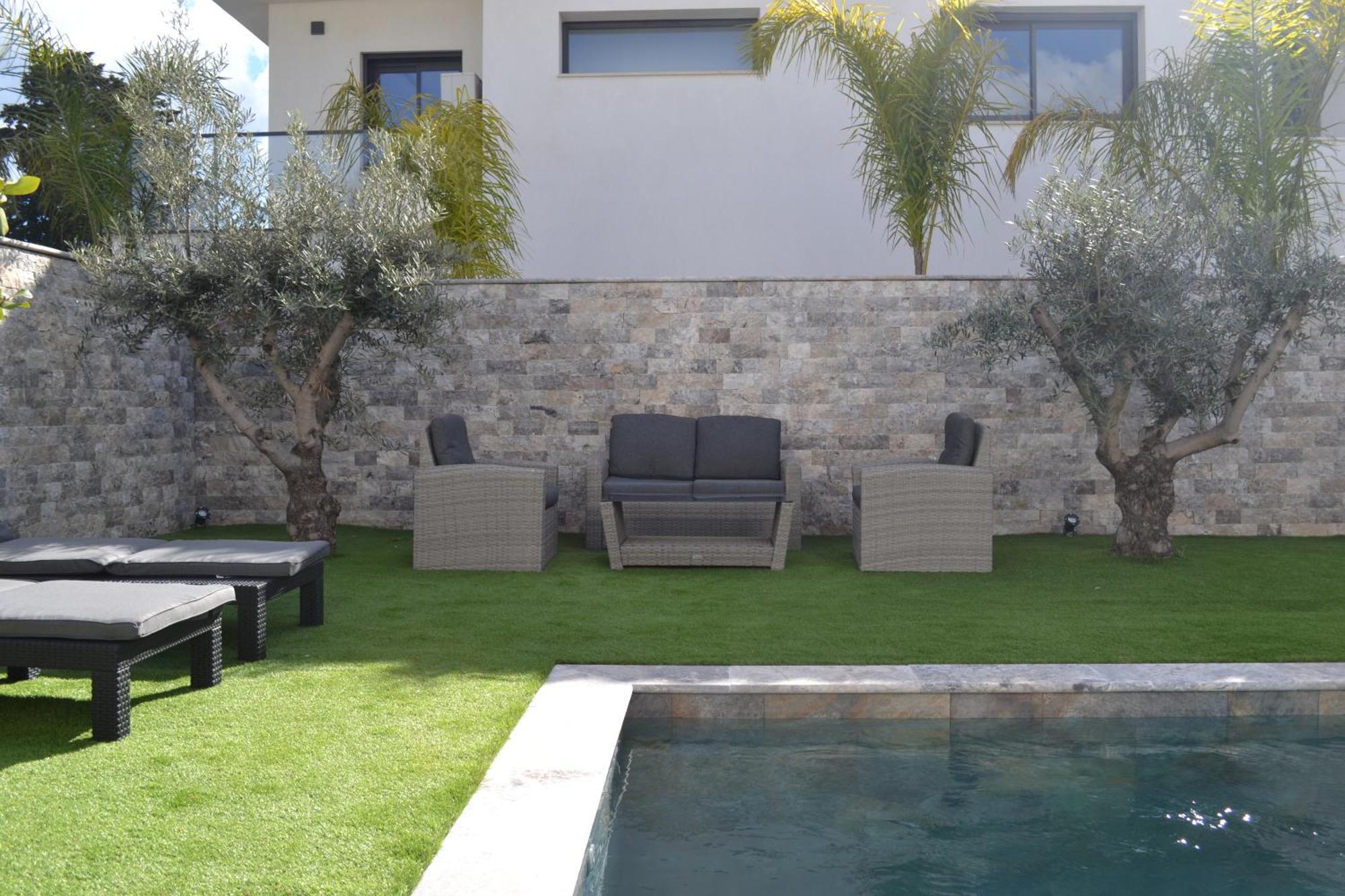 Etoile Du Berger Saint Aygulf 3 Villas Et 4 Appartements Jardin Individuel Et Piscine Chauffee En Saison - La Mer Et Les Plages 450 M 外观 照片